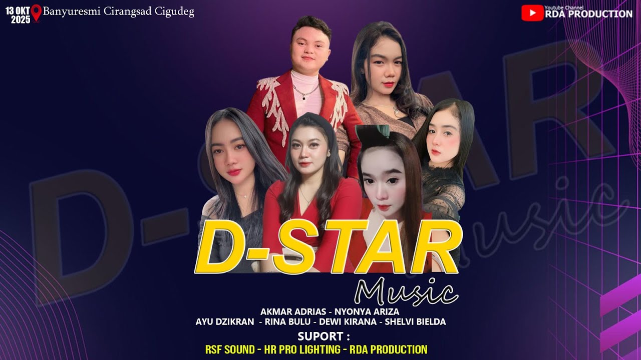 🔴 LIVE STREAMING D'STAR MUSIC - RDA PRO (MALAM)