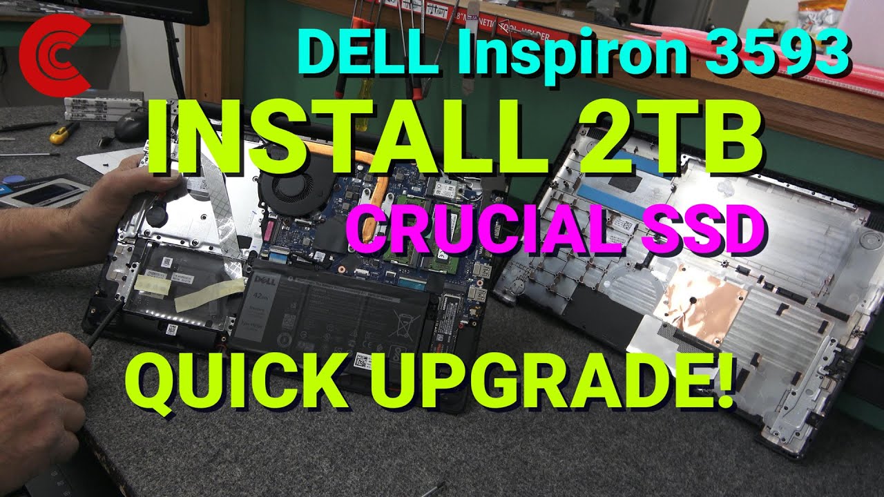 DELL Inspiron 3593 ADD SECOND 2TB SSD