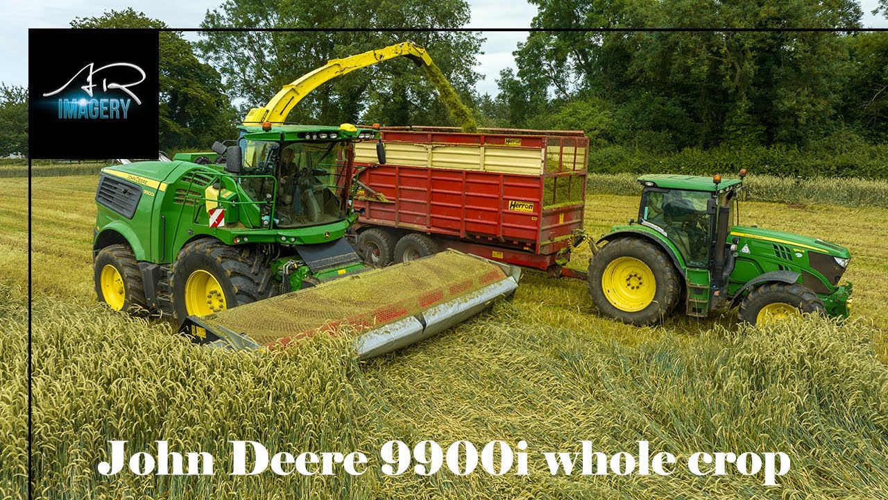Lyons Contracts John Deere 9900i whole cropping Rye