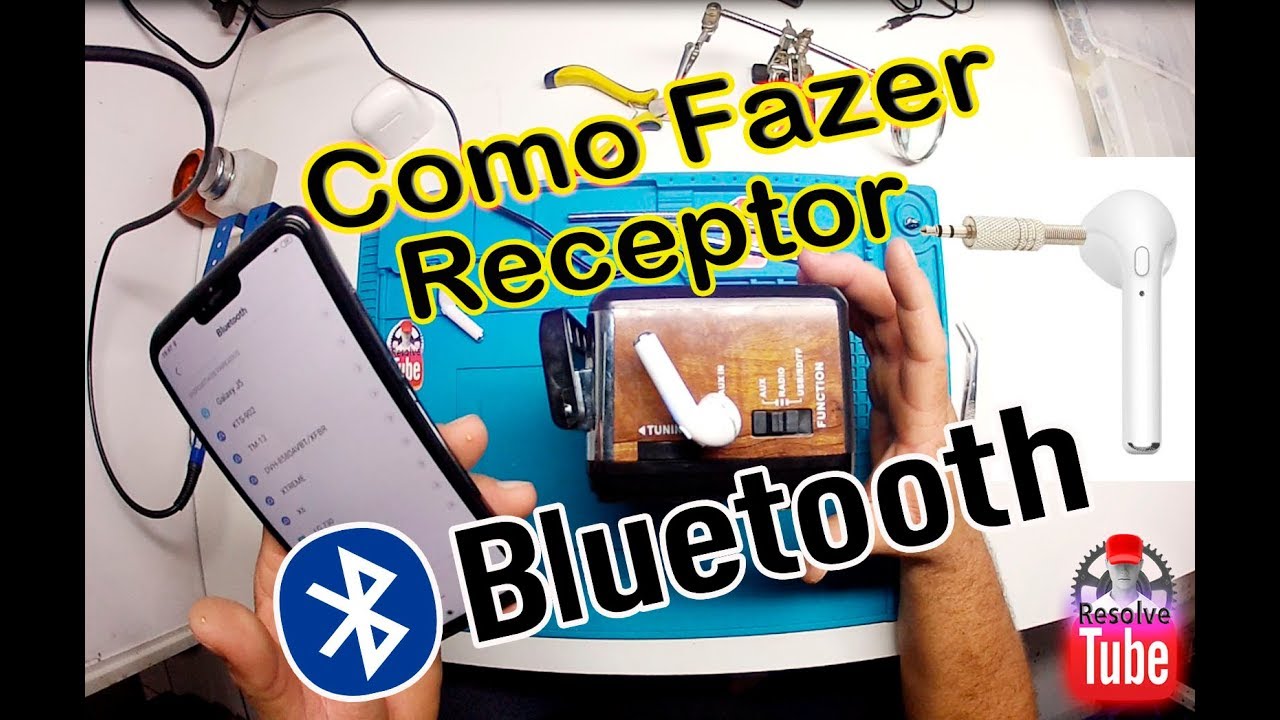 como fazer receptor Bluetooth usando fone velho