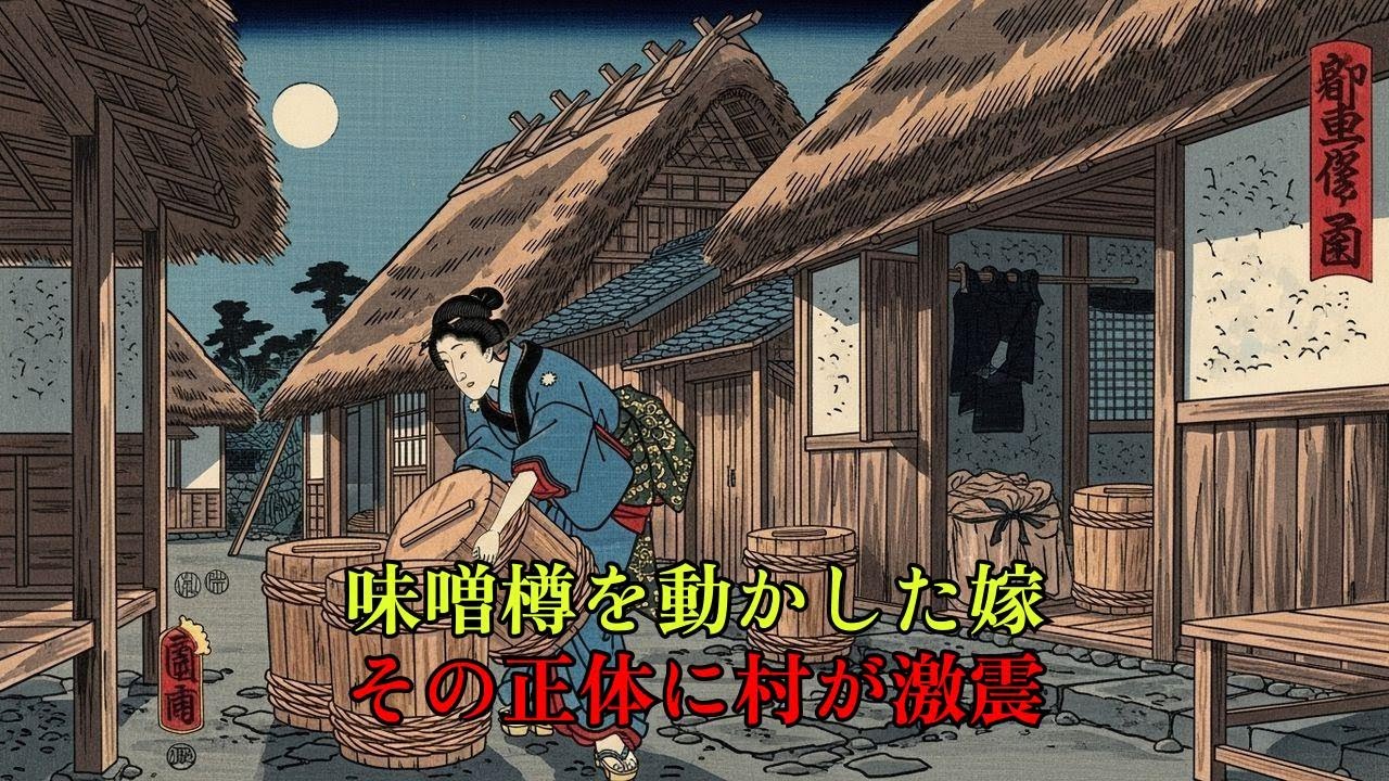 借金のカタの「うつけ嫁」が味噌樽を動かした衝撃の理由