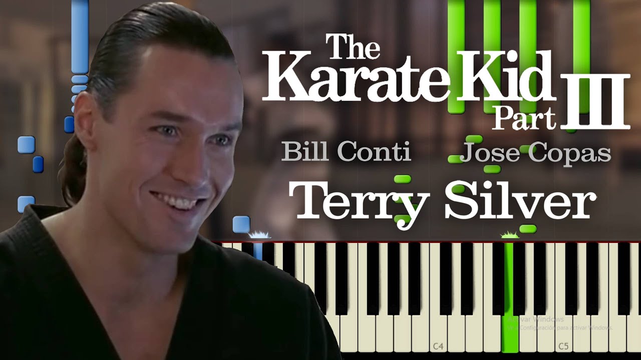The Karate Kid: Part III (y Cobra Kai) - Tema de Terry Silver (Piano Tutorial + Partitura)
