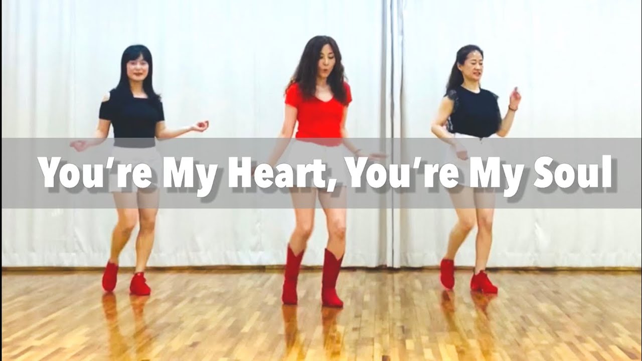 You’re My Heart, You’re My Soul line dance(Beginner) 🎧추억의 롤러장 🎶🎵뮤직😎😎