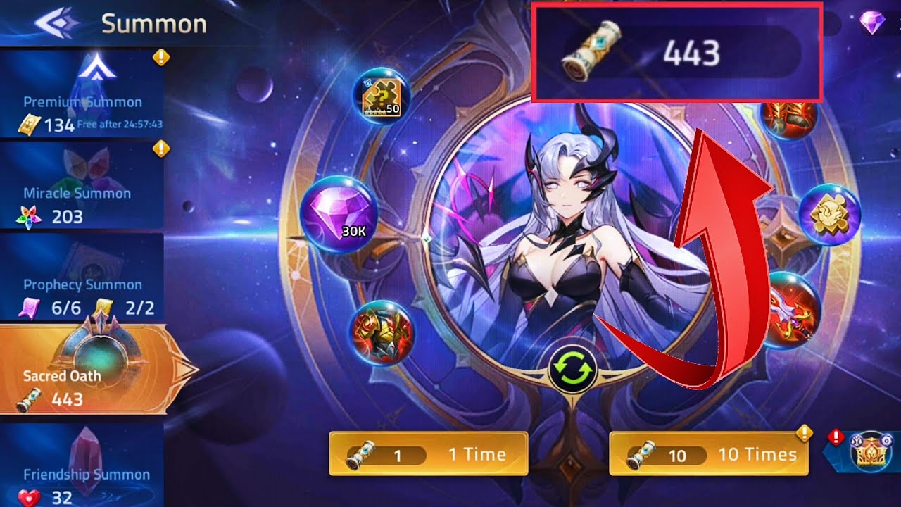 400+ SACRED OATH - UR SKULD NORNS SUMMON 😲 | Mobile Legends: Adventure