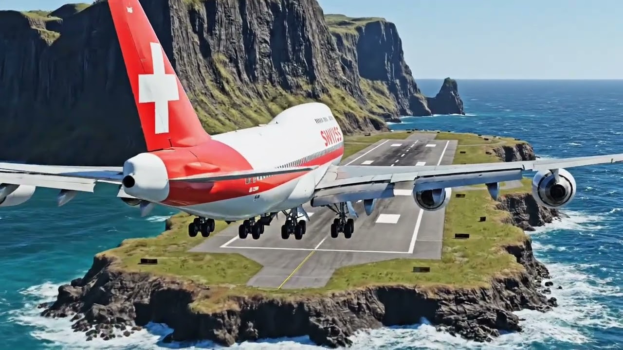 “This Boeing 747 Landing Was Insane 😳✈️