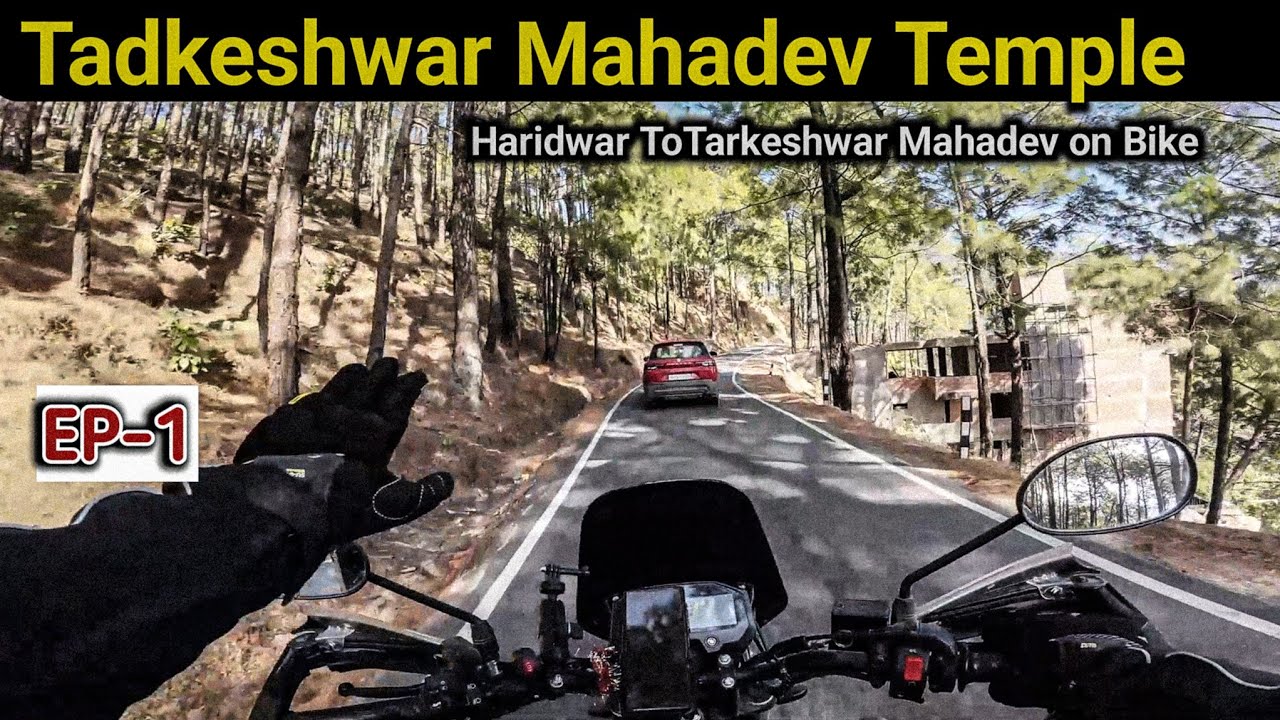 महादेव का सुंदर मंदिर || Tarkeshwar Mahadev on Bike | Hidden Temple in the Mountains