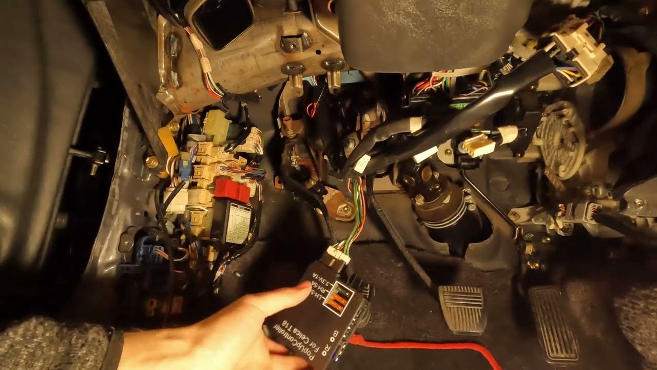 Celica Pop-up controller installation / light retractor relay removal