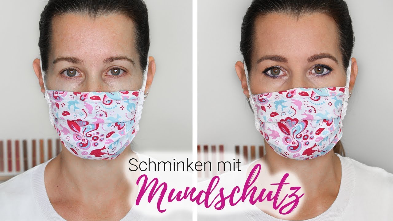 Augen schminken mit Mundschutz 😷