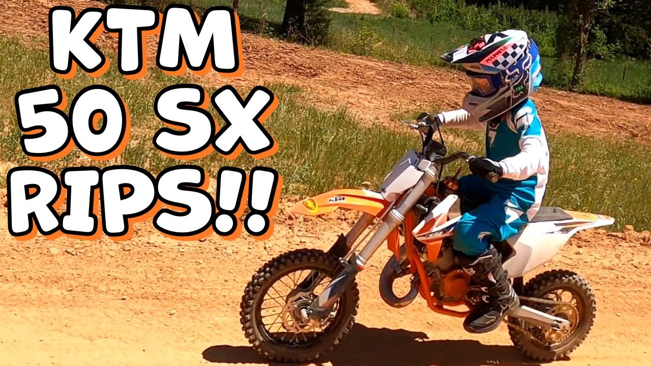 Первый тест-драйв мотоцикла KTM 50 SX Dirt Bike 2021 года!