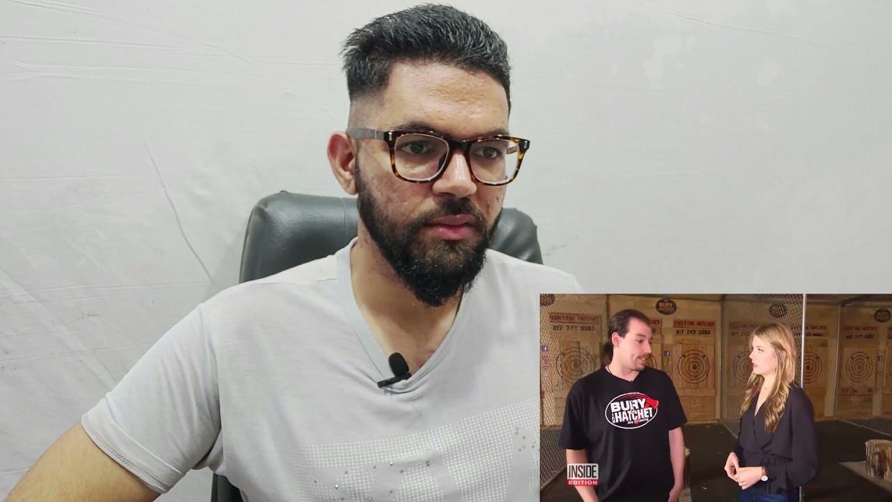 Reacting to A Viral Video of Girl Throwing an Axe WENT WRONG.