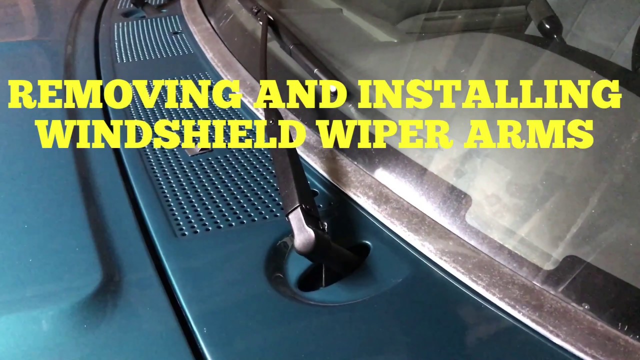 Removing and Installing Windshield Wiper Arms 80-96 Ford F-150