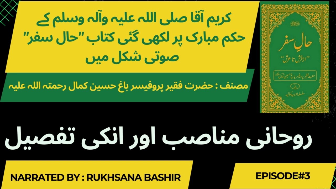 3- Ruhani Manasib | Detail of Spiritual Designations - Hazrat Bagh Hussain Kamal R.A | Hal e Safar|