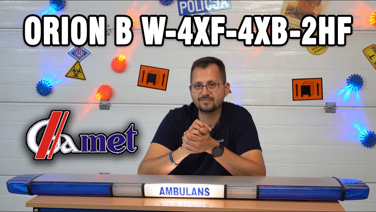 PW Gamet - ORION B W-4XF-4XB-2HF - prezentacja lampy zespolonej (odc.3) - eLightbars.pl