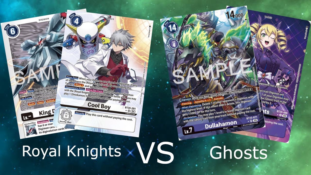 Royal Knights vs Ghosts | Digimon TCG Matches BT23