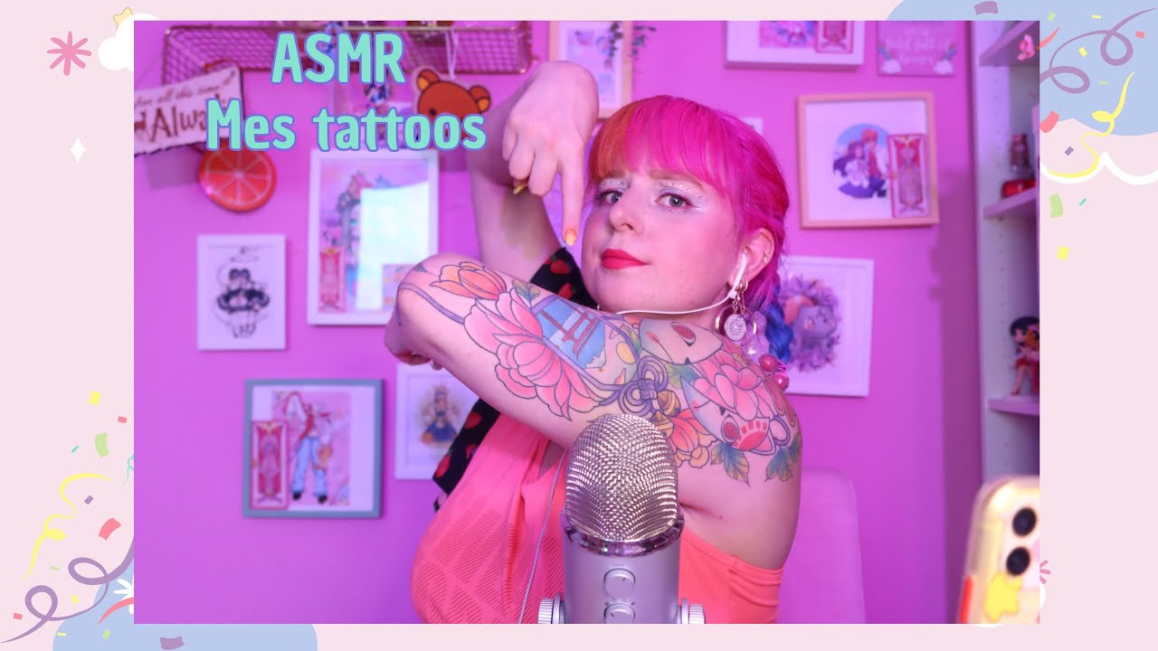 ASMR FR - Je te présente mes tatouages (bilan en 2023)