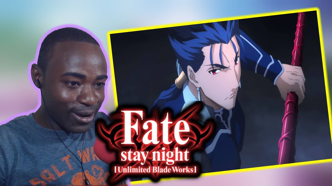 Fate/stay night UBW (2015) - Archer vs Lancer church fight [Rho Aias] REACTION