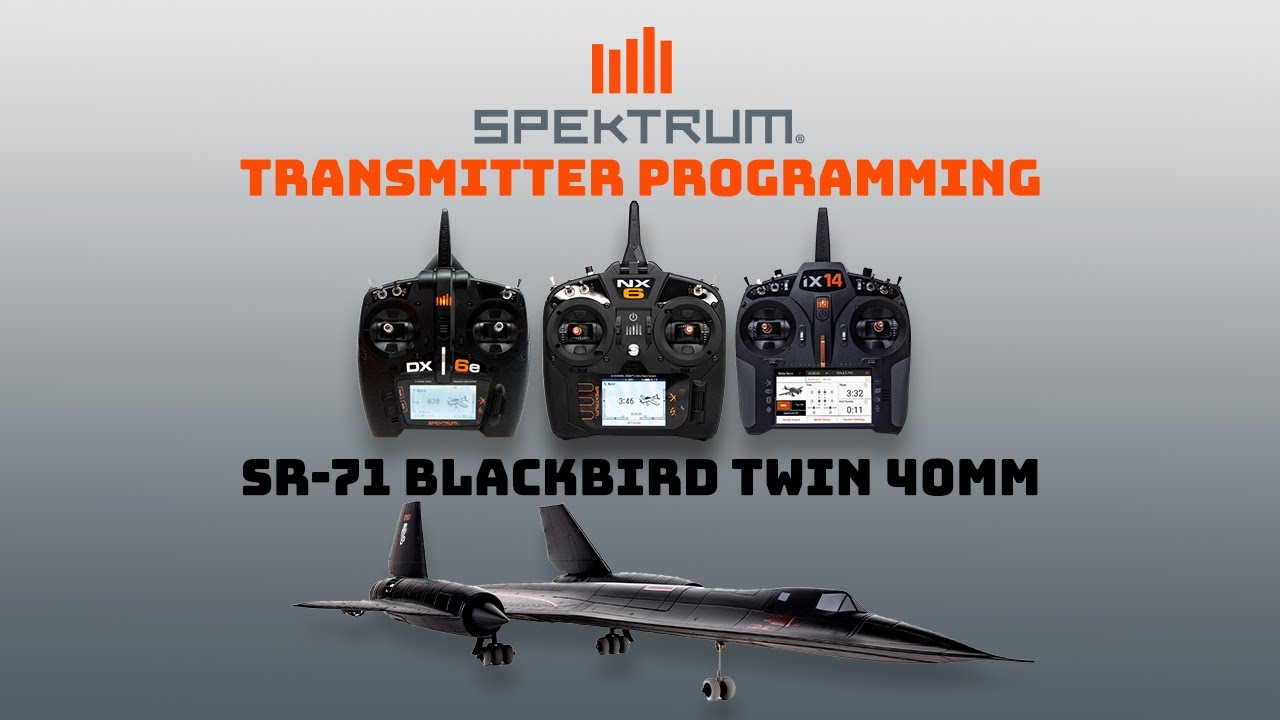 E-flite SR-71 Blackbird Transmitter Programming Guide