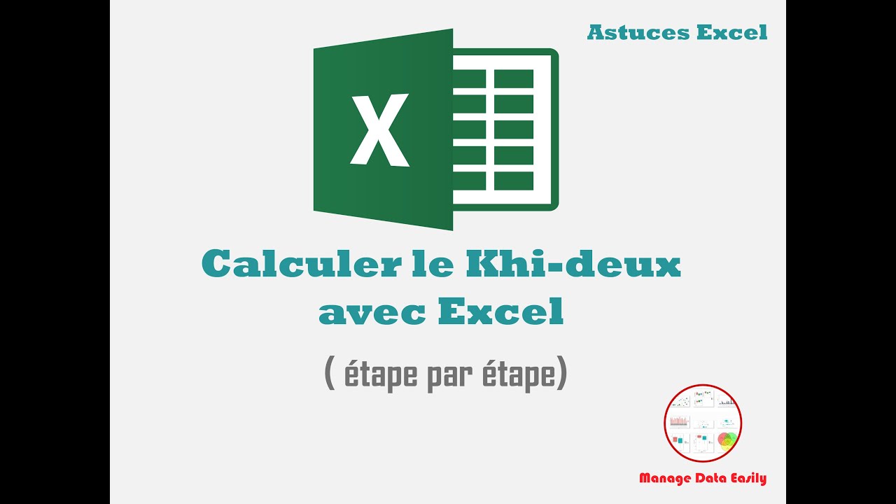 Calculer le Khi-deux avec Excel ( étape par étape)
