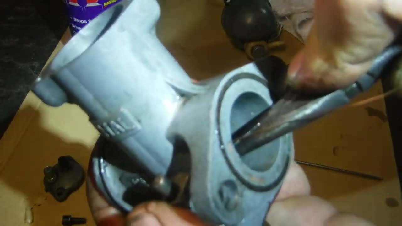 Amal MK1 Concentric carburettor pilot passageway clearing - the remake!