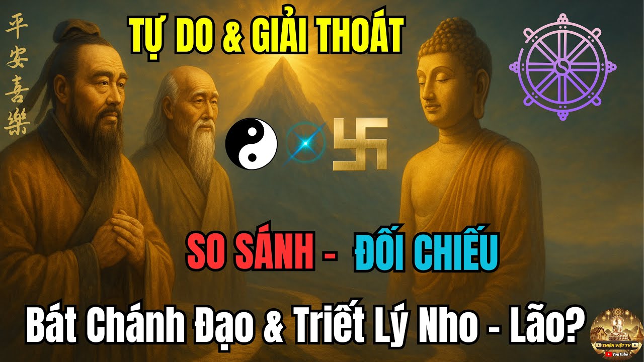 Giải Thoát & Tự Do: So Sánh Giữa Bát Chánh Đạo và Triết Lý Nho – Lão? | Đâu Mới Là Thật Sự Tự Do?