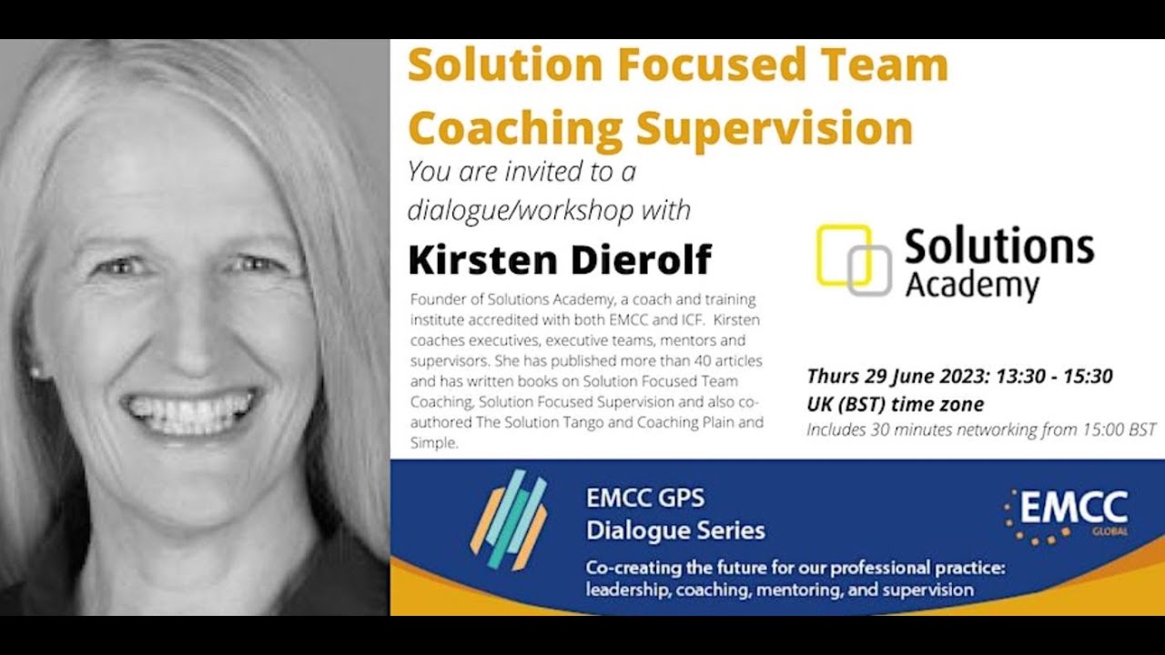 Kirsten Dierolf - Solution Focused Team Coaching Supervision