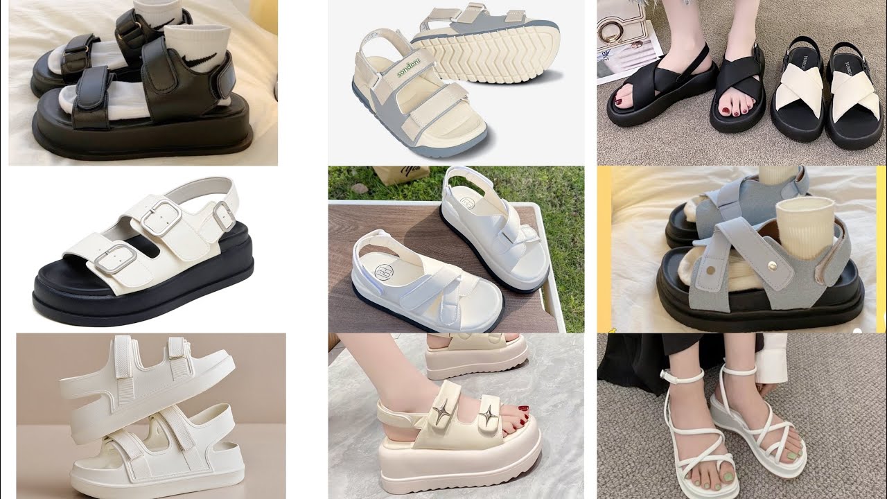 [ShopeeHaul]🛒 Tổng hợp những mẫu sandal, dép quai hậu đi học, đi chơi cho năm học mới trên tiktok🛍️✨