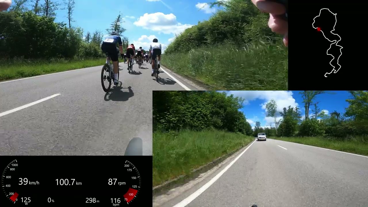 Gran Fondo Schleck 2024 4K - M35/M40 - P17 - lost before the start already