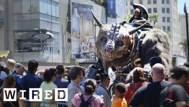 See the Giant Creature Get Ready for Jimmy Kimmel Live-WIRED