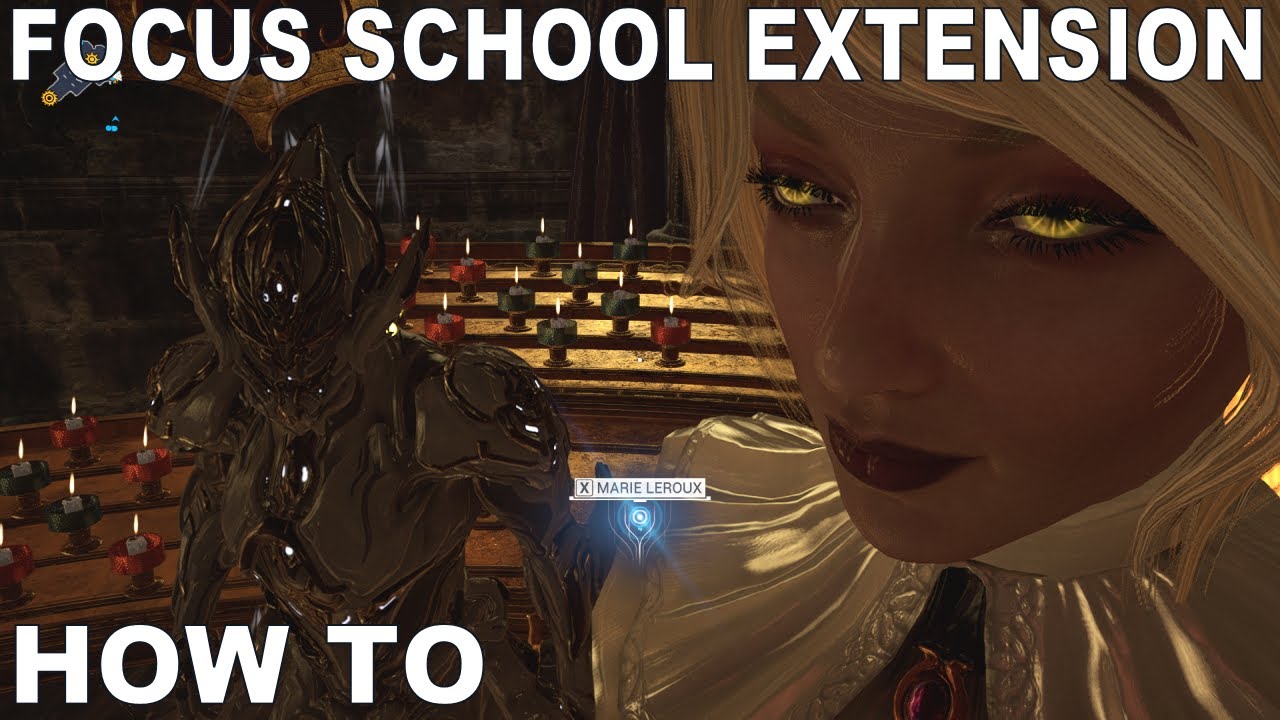 How to extend the Focus Schools in Warframe | Tutorial