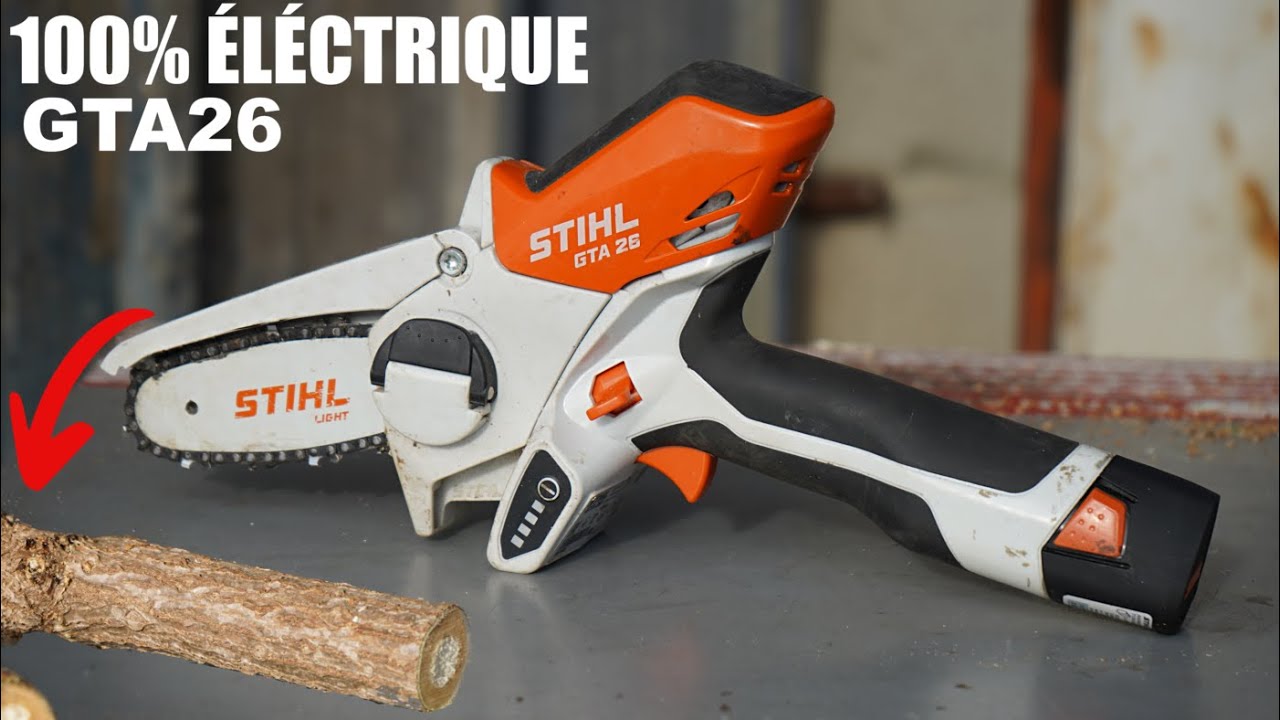 STIHL GTA 26, la SCIE de JARDIN compacte