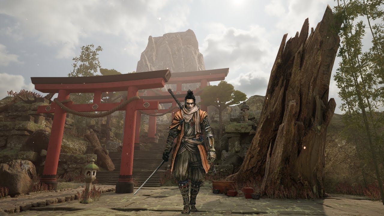 Unreal - My first level design, merging Sekiro's combat system and Dark Souls Vibes