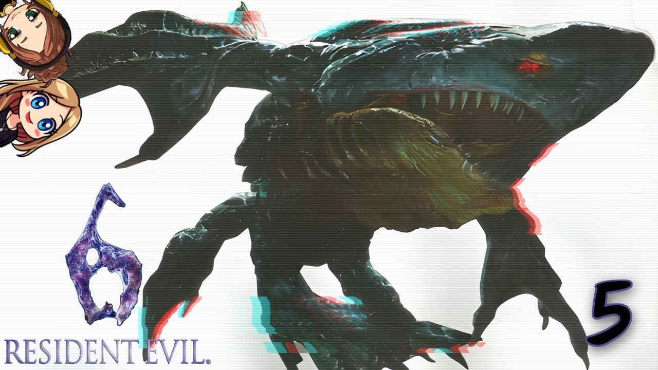 РЫБА-БОСС. ЖЕНСКИЙ КООП💅✦Resident Evil 6 #5