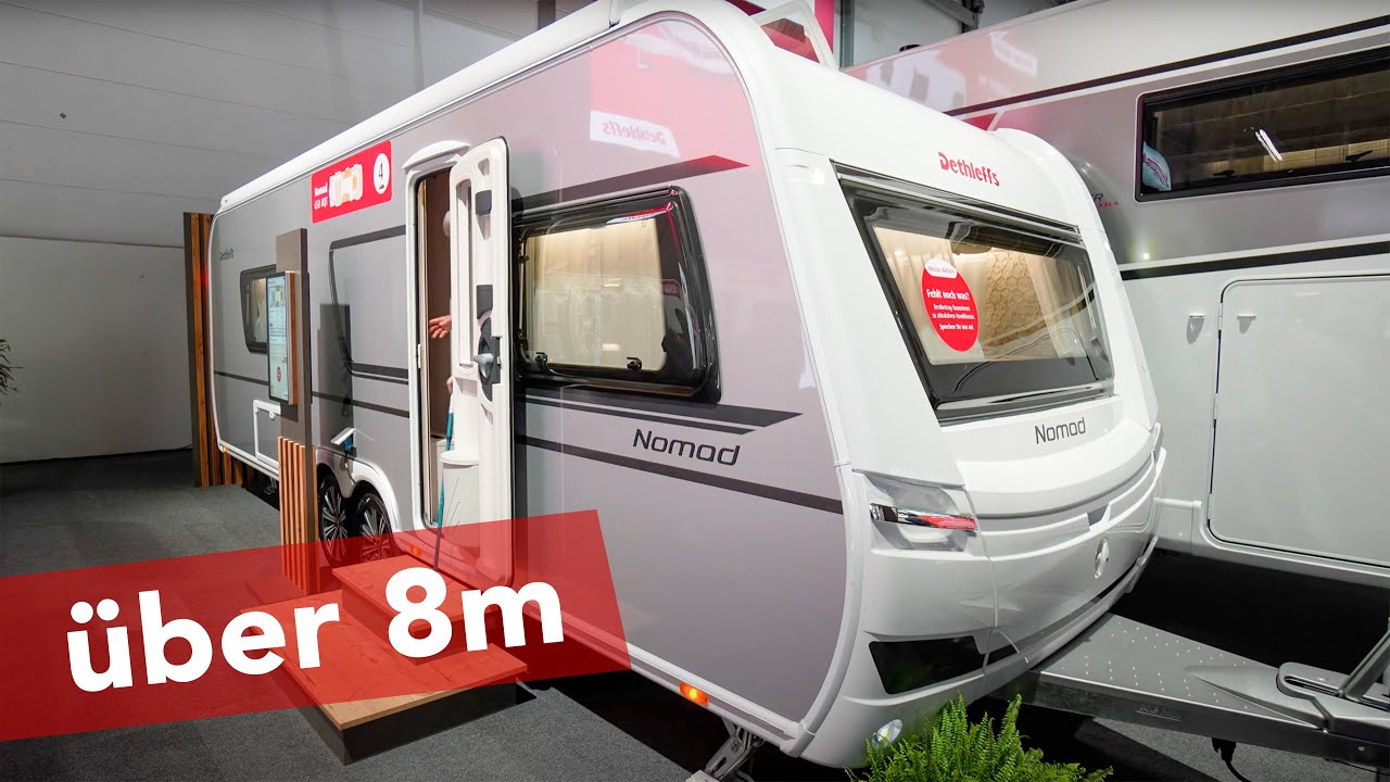 Camper 2024 zum Schnäppchen-Preis Dethleffs Nomad 650 RQT Wohnwagen auf über 8m Länge