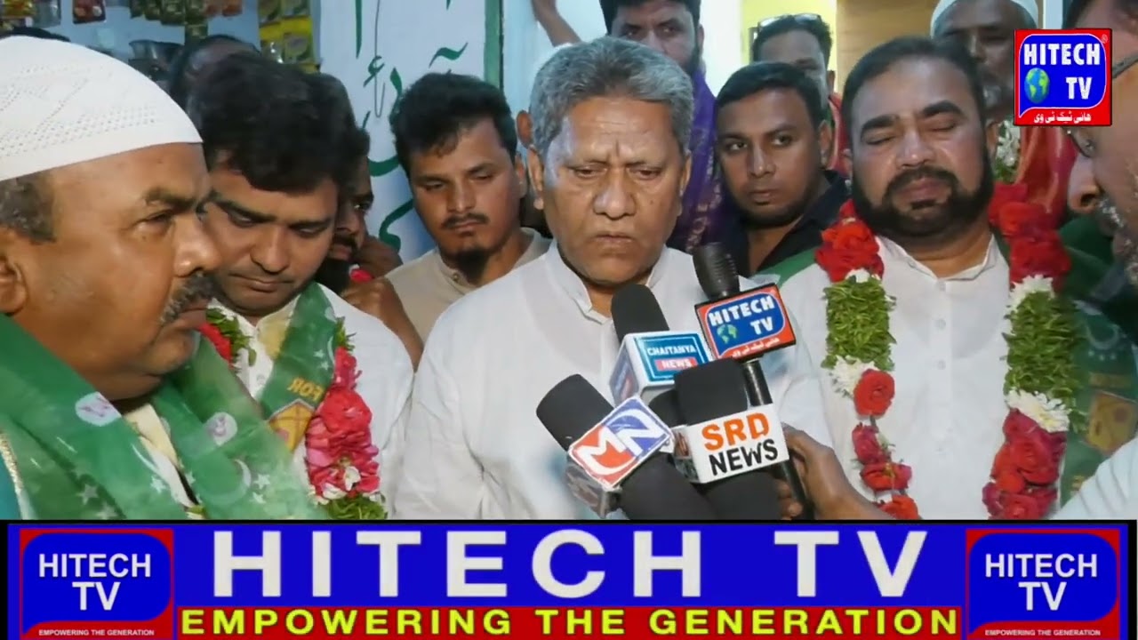 Sangareddy: BRS Habeeb Rasool@ Shakeel Joins AIMIM in Presence of AIMIM Karwan MLA Kausar Mohiuddin.