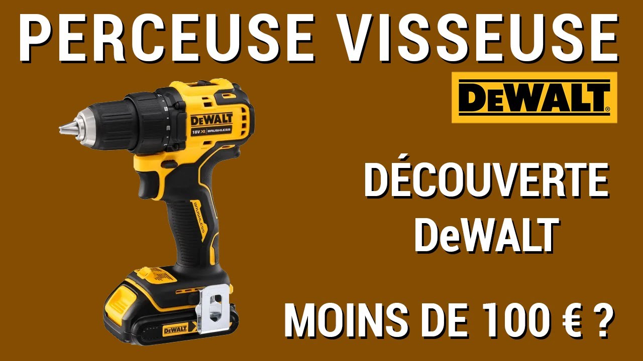 Test Perceuse visseuse 18v DCD708 DeWALT (avis)