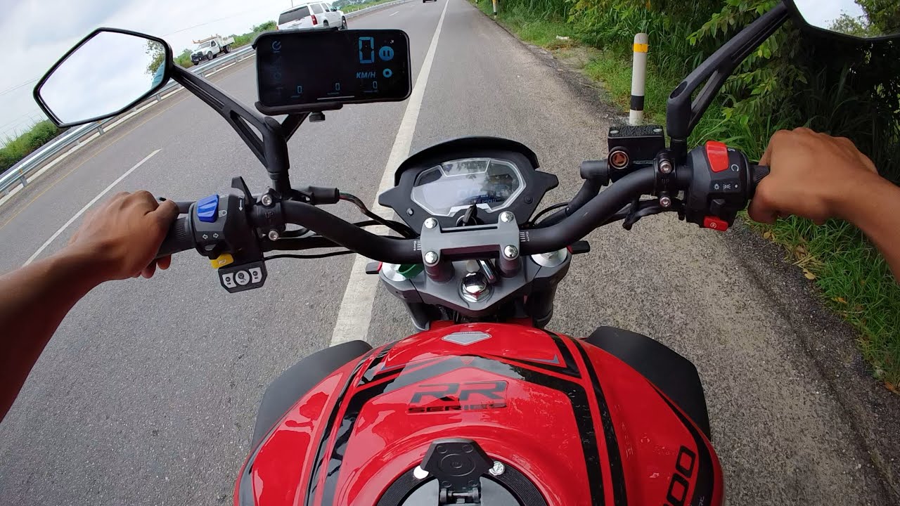 Top Speed veloci Razzer 300RR Me sorprendió la velocidad a GPS 