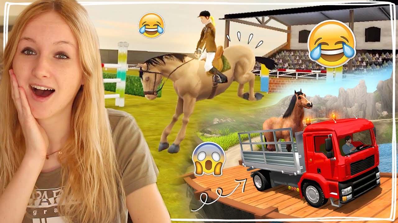 DE RAARSTE PAARDENGAMES OOIT TESTEN!! 😂 | Daphne draaft door