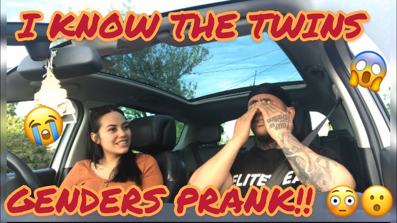 I KNOW THE TWINS GENDERS PRANK ON BOYFRIEND!