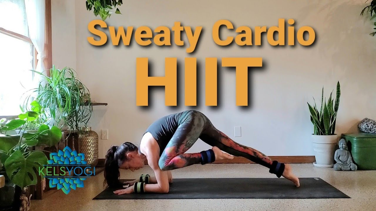 Sweaty Cardio Workout | Plank Hiit Workout | Options to Add Ankle Weights