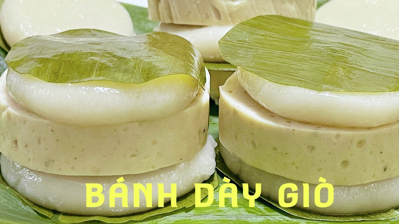 BÁNH DÀY GIÒ - Cách làm BÁNH DÀY GIÒ chuẩn Bắc mềm mịn dẻo ngon ơi là ngon.