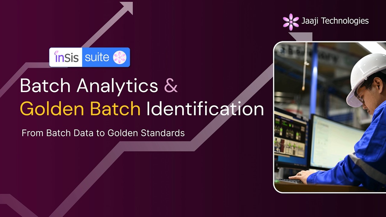 Overview of inSis Batch Analytics & Golden Batch Identification