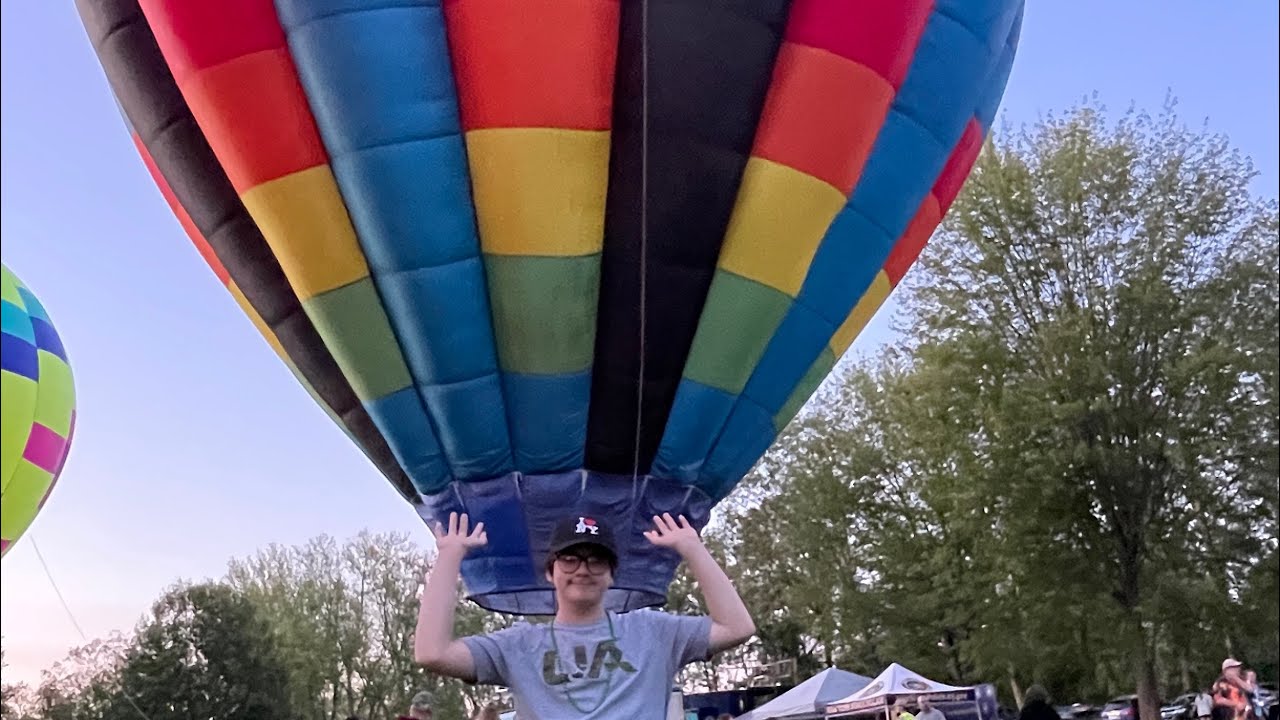 Hot air Balloons at Spiedie Fest 2025