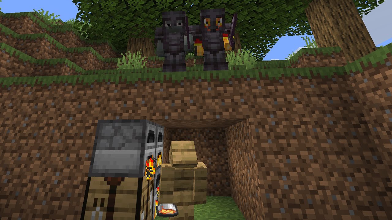 Minecraft Speedrunner VS 2 Elite Netherite Players