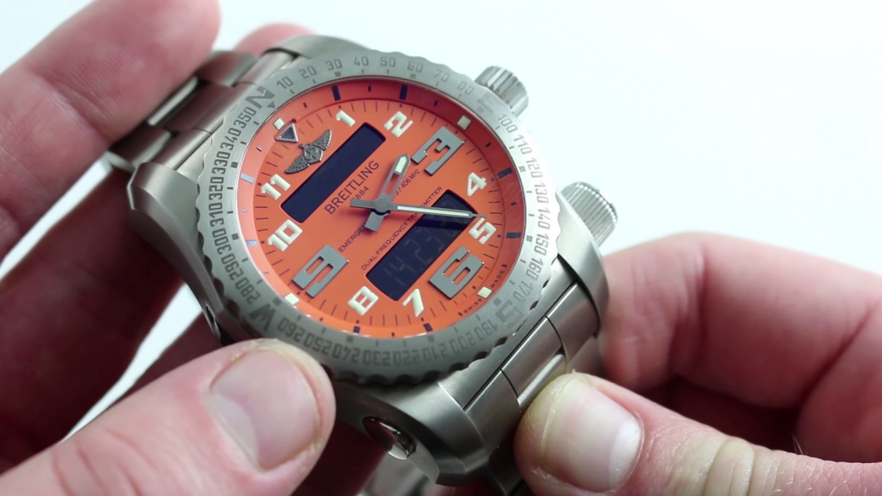 Pre-Owned Breitling Emergency II E76325A5/O508 Luxury Watch Review