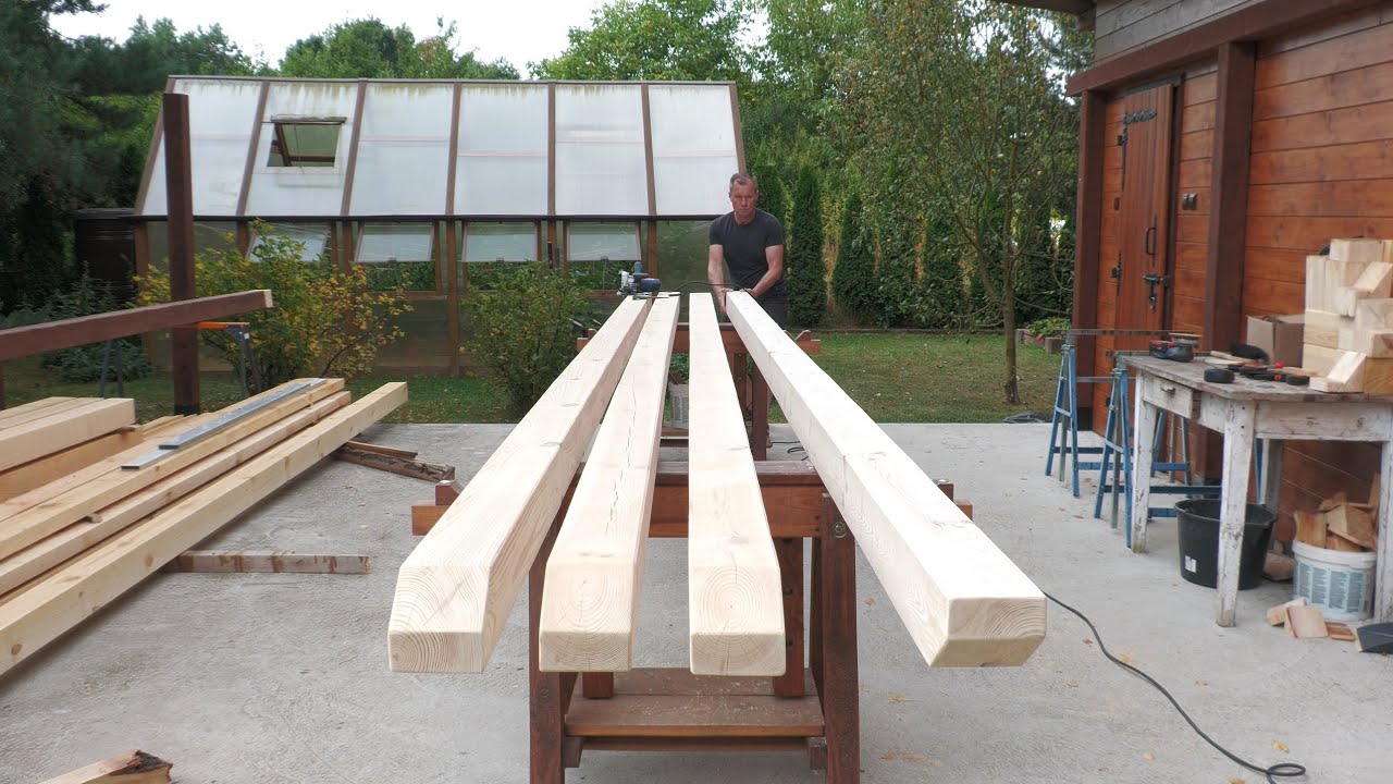 Wiata Garażowa Cz. 4 Podstawy i Słupy Nośne Carport Build  Part 4  Foundations and Support Posts