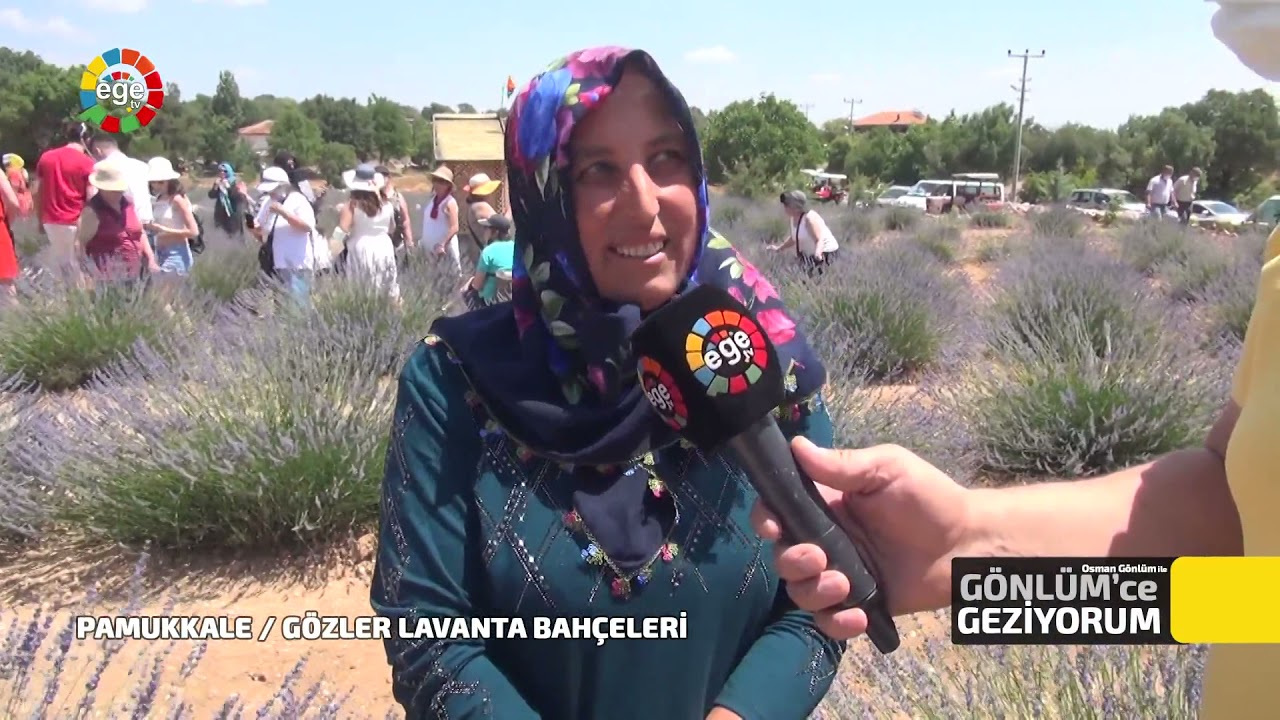 GÖNLÜMCE GEZİYORUM   PAMUKKALE GÖZLER LAVANTA BAHÇESİ
