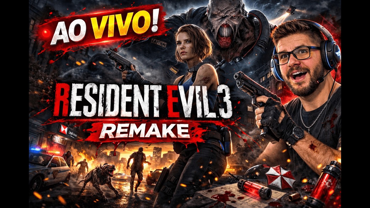 AQUECIMENTO PARA O RESIDENT EVIL 9 (REQUIEM) | VAMOS DE RESIDENT EVIL 3 REMAKE