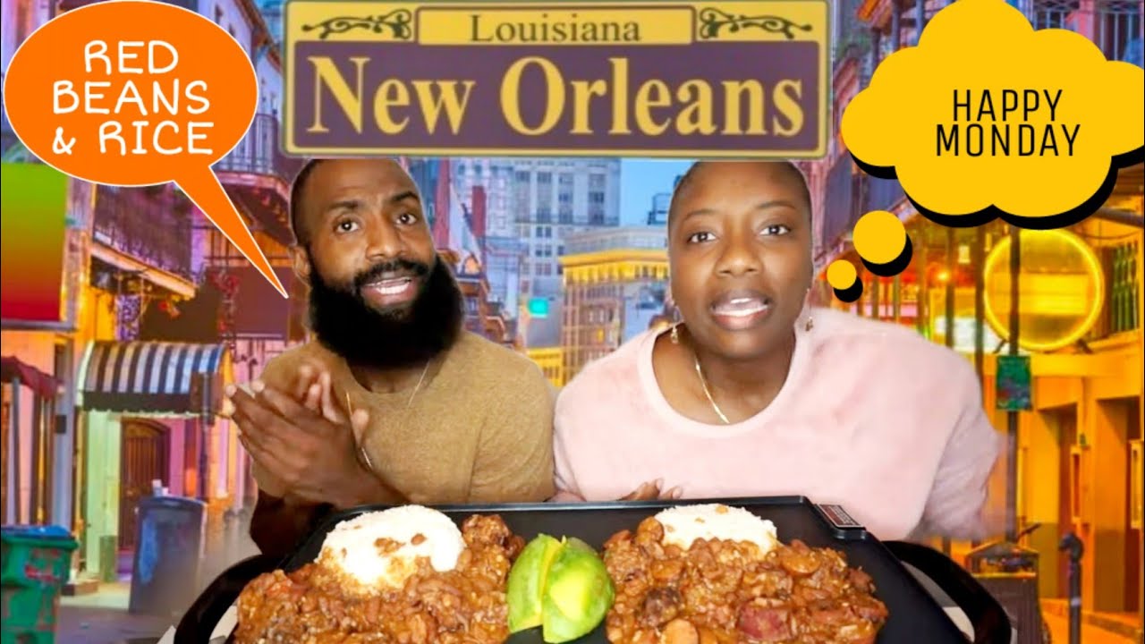JAMAICAN 🇯🇲 COUPLE MAKES RED BEANS AND RICE || THE GREEDY COUPLE || MUKBANG EATING SHOW