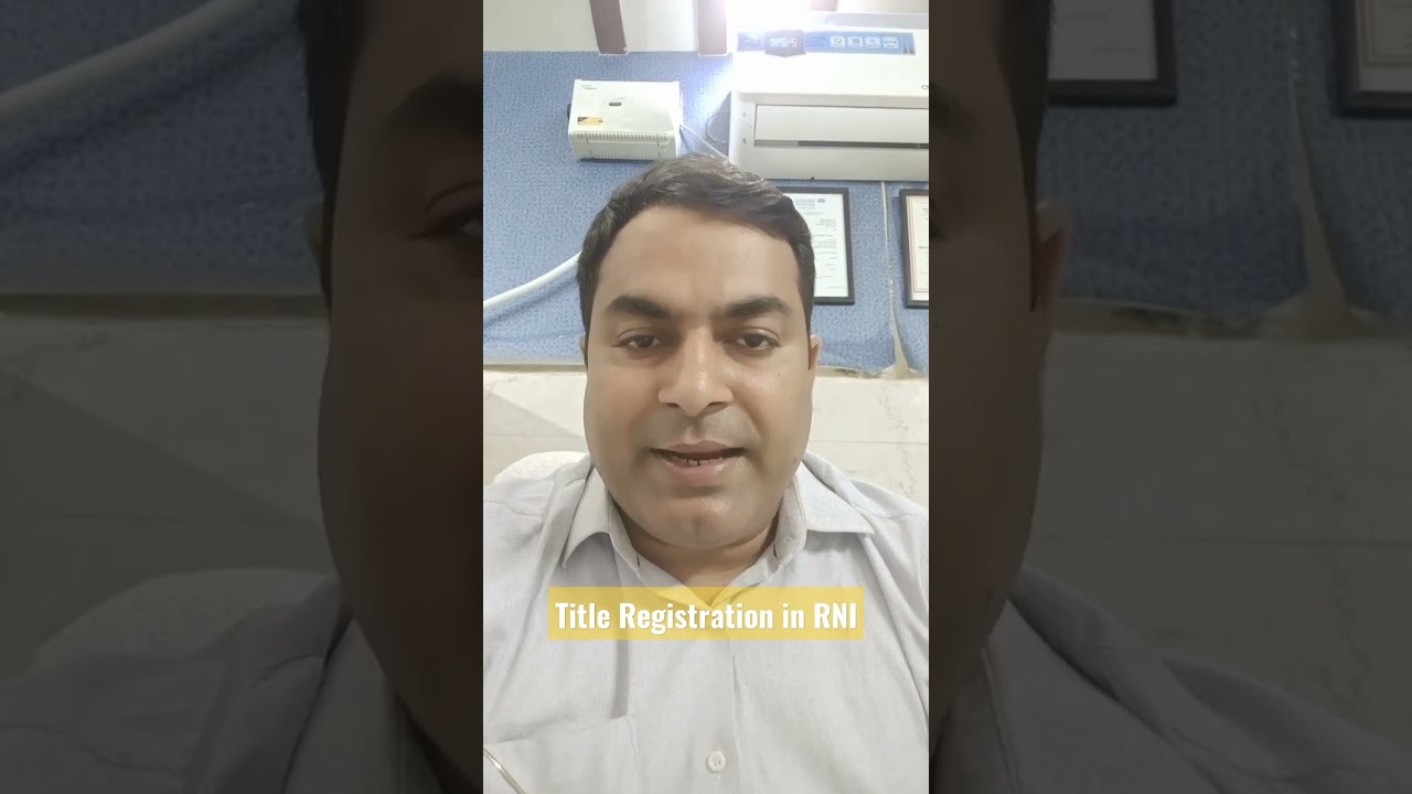 Title Registration in RNI