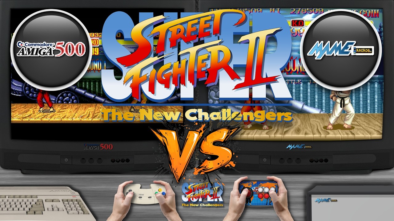 Super Street Fighter II 🎮 Amiga AGA vs Arcade | Side-by-Side Comparison